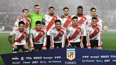 Los once de River que arrancaron el último partido.