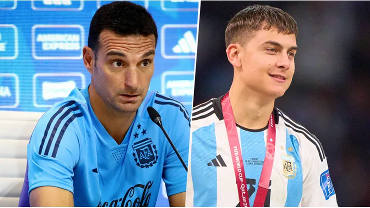 Lionel Scaloni y Paulo Dybala, Selección Argentina.