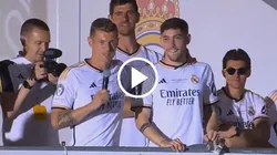 El gesto de Kroos con Valverde.