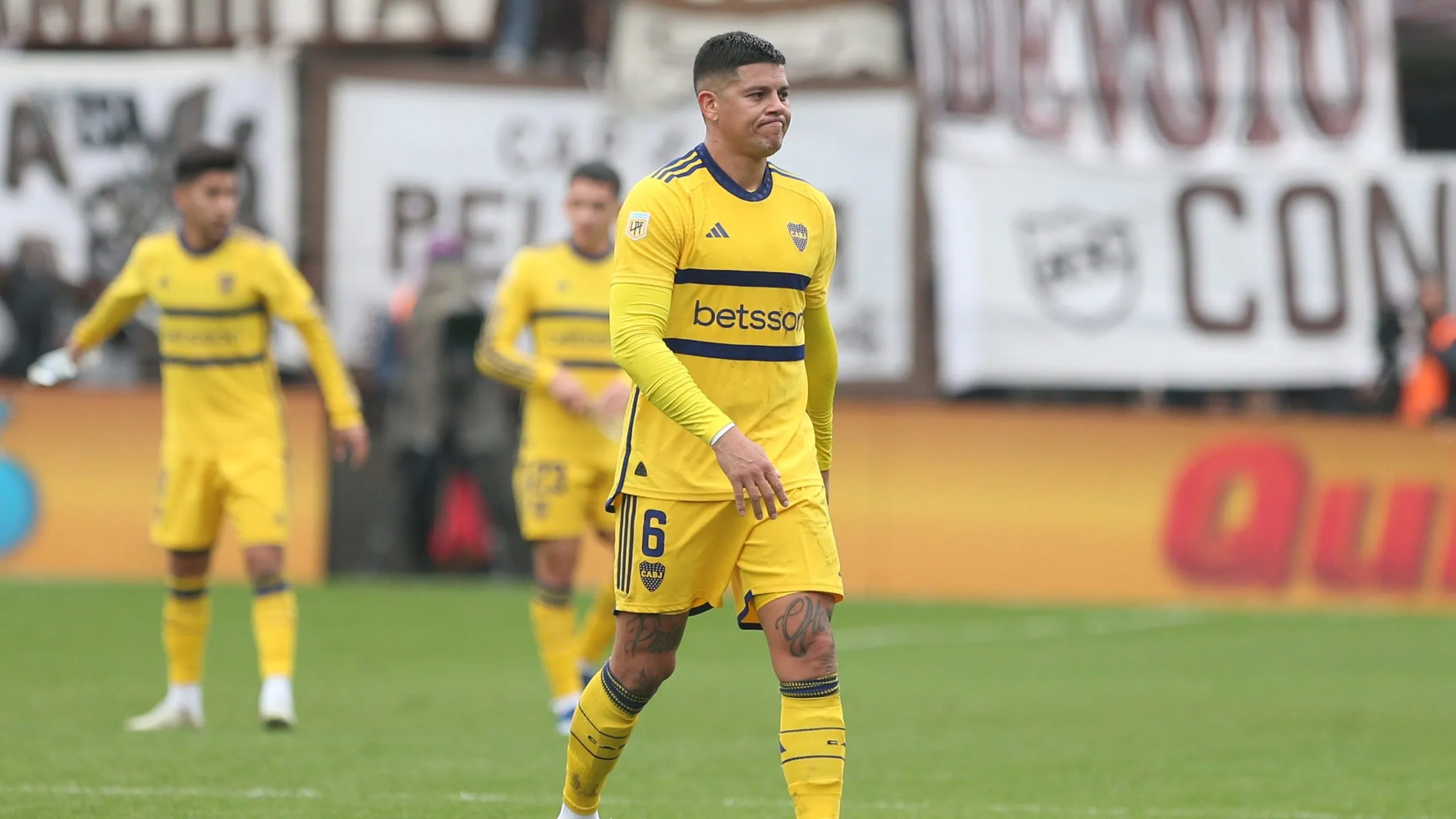 Marcos Rojo fue expulsado en el primer tiempo (Getty)