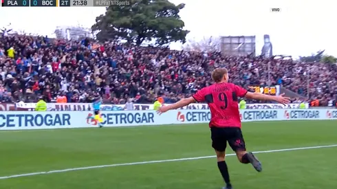 El festejo de Mateo Pellegrino.