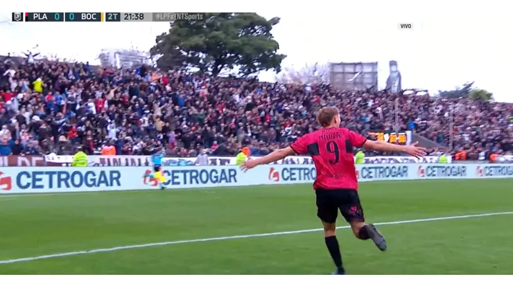 El festejo de Mateo Pellegrino.