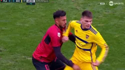 Kevín Zenón y su codazo a Ignacio Vázquez.