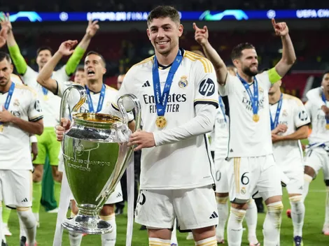 VIDEO | El detalle riverplatense en los festejos de Valverde tras ganar la Champions