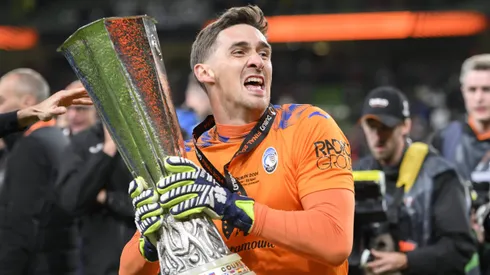 Juan Musso, campeón de la Europa League con Atalanta.