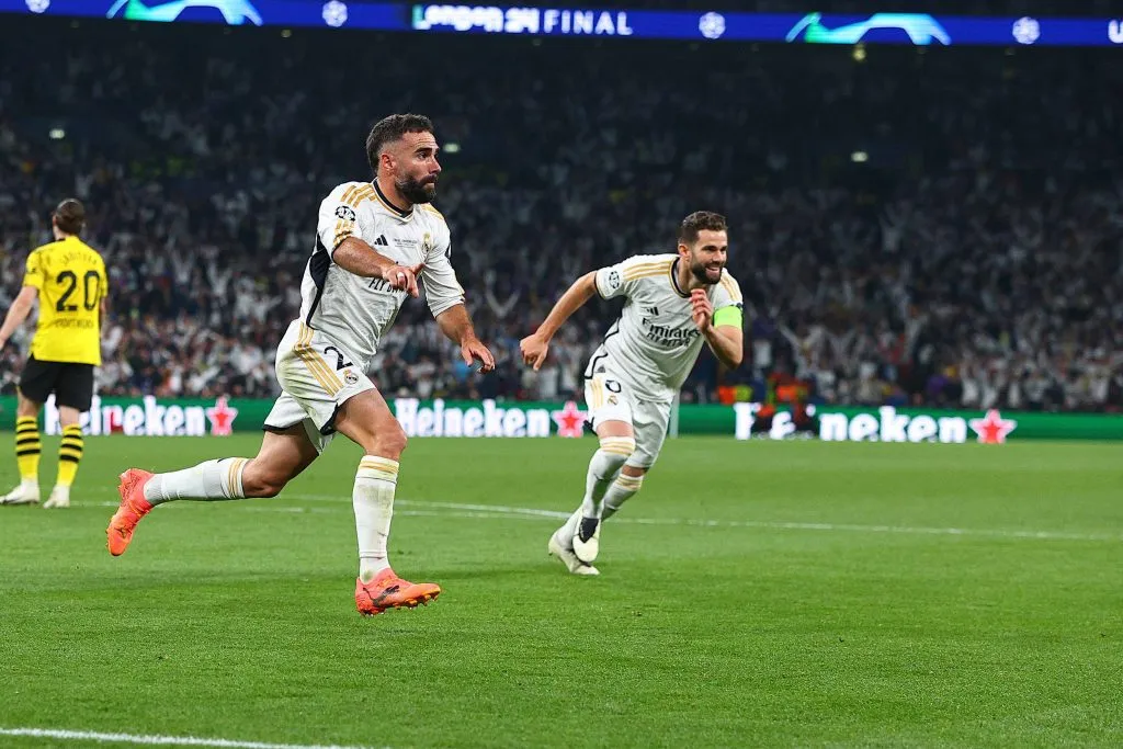 Carvajal abrió la cuenta con un cabezazo. (Foto: IMAGO / GEPA pictures).
