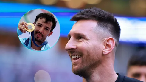 Messi felicitó al Maligno Torres.