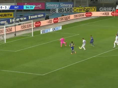 VIDEO | ¡Qué golazo, Toro! Lautaro Martínez la picó para poner el cuarto de Inter