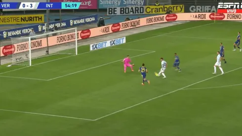 La fenomenal definición de Lautaro Martínez.