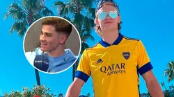 La reacción de Julián cuando Haaland le dijo que era de Boca: "Va a estar difícil"