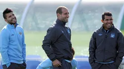 Sergio Agüero, Pablo Zabaleta y Carlos Tévez, algunos de los argentinos integrantes de Manchester City.