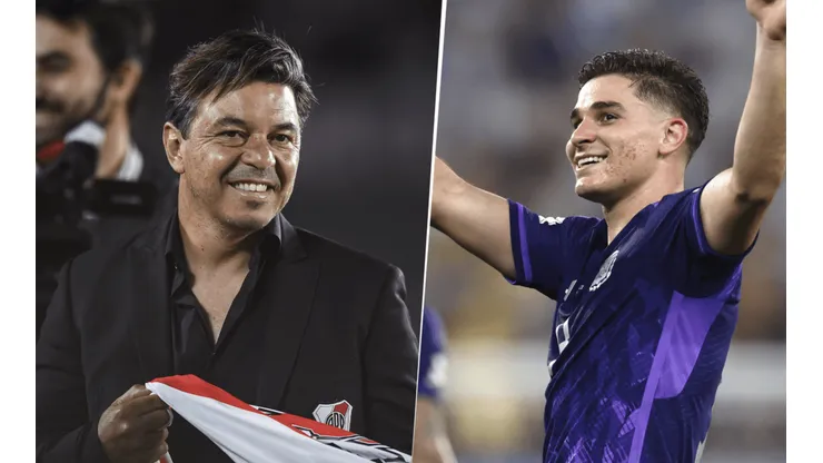 El mensaje que Gallardo le mandó a Julián en pleno Mundial