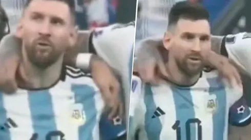VIDEO | Muestran qué le dijo Messi al cielo antes del penal de Montiel