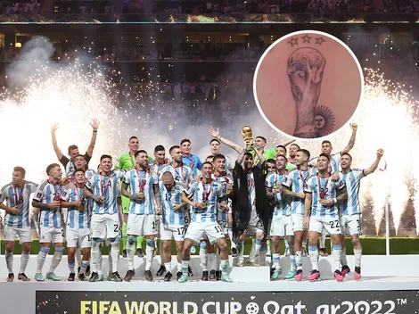 No se puede creer: el insólito error en un tatuaje de uno de los campeones del mundo