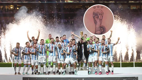 No se puede creer: el insólito error en un tatuaje de uno de los campeones del mundo