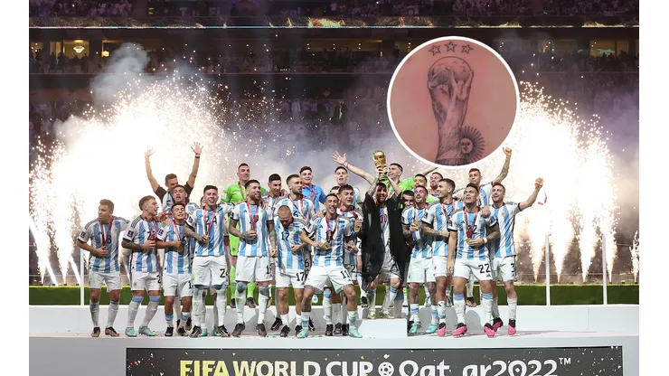 No se puede creer: el insólito error en un tatuaje de uno de los campeones del mundo