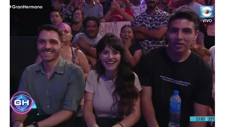 La hermana de Marcos dijo presente en el estudio y fue tendencia.