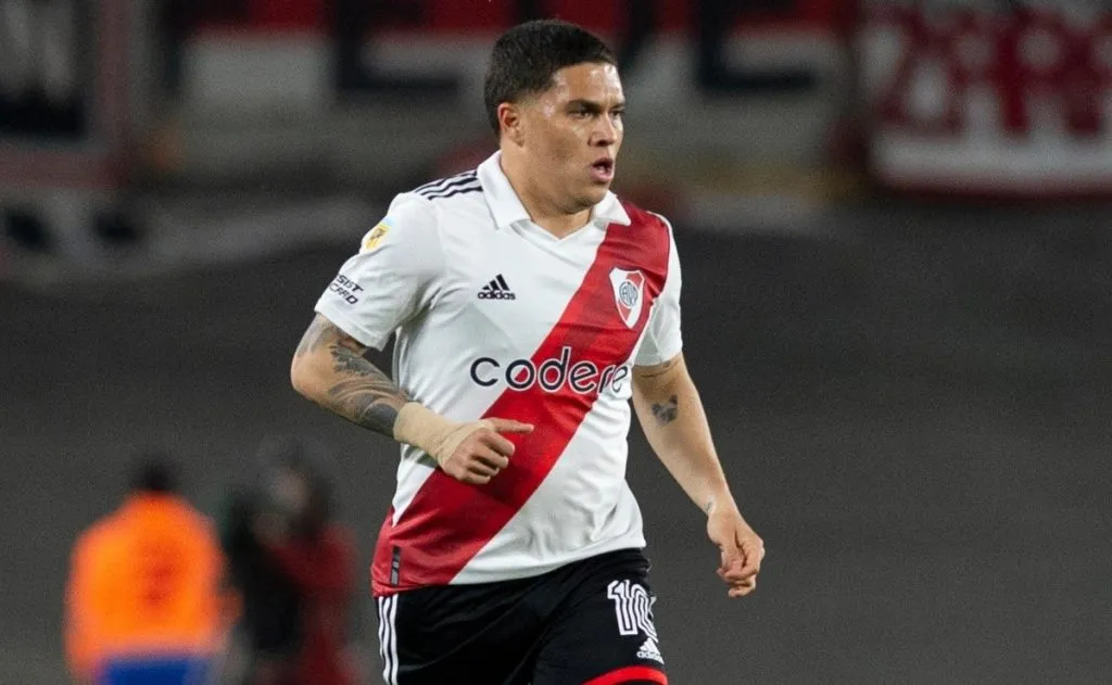 Quintero en uno de sus pasos por River.