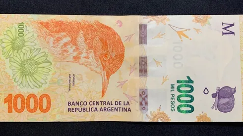 Por un error de impresión hay billetes de 1000 pesos que valen mucho dinero.
