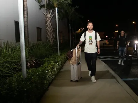 El desorbitante precio de la remera con la que llegó Messi a la concentración de la Selección