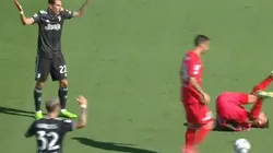 VIDEO | Ningún Ángel: el brutal codazo por el que Di María fue expulsado en la Juventus