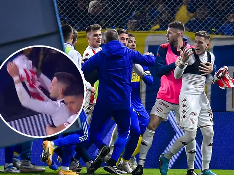 VIDEO | El polémico gesto de Troyansky a la tribuna de Boca que calentó el final del partido