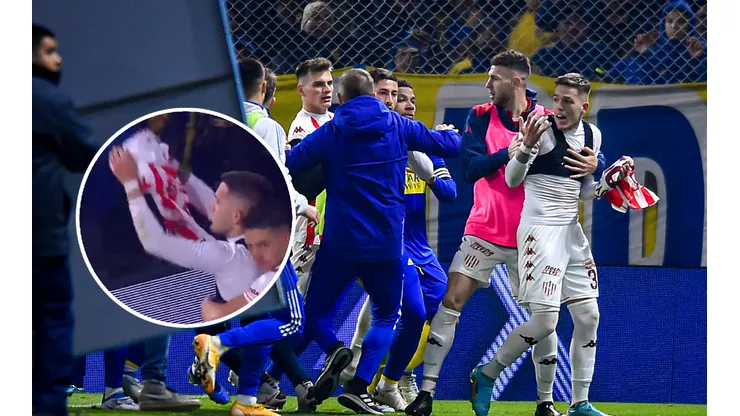 VIDEO | El polémico gesto de Troyansky a la tribuna de Boca que calentó el final del partido