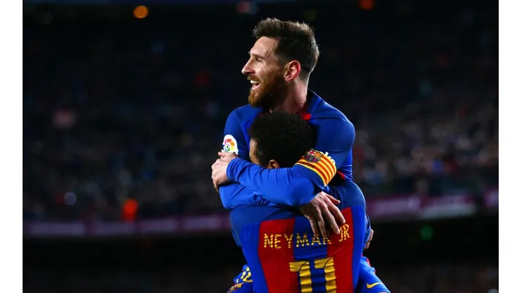 Lionel Messi y Neymar, juntos en Barcelona.