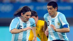 El día que Messi y Riquelme jugaron juntos en su cumpleaños.