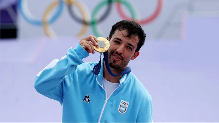 El freestyler argentino se colgó el oro en BMX.