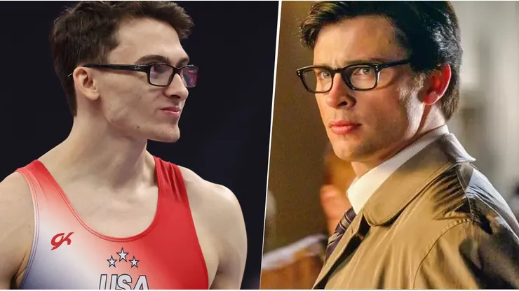 Stephen Nedoroscik comparado con Superman en los Juegos Olímpicos