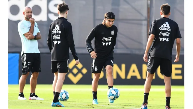 Mascherano en la Selección Argentina Sub 20