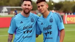 El Diablito Echeverri y el mejor de todos, Leo Messi