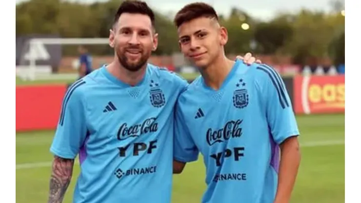 El Diablito Echeverri y el mejor de todos, Leo Messi