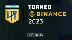 Los partidos liberados de la fecha 16 en la Liga Profesional 2023