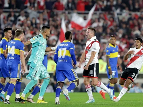 El récord negativo que dejaron River y Boca tras la pelea en el final del Superclásico