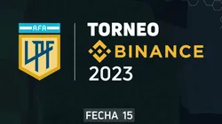 Partidos liberados de la Fecha 15 en la Liga Profesional 2023