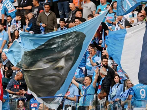 Estamos destruidos: la foto que subió Claudia Villafañe a Instagram tras el título del Nápoli