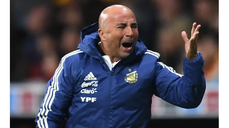 Jorge Sampaoli experimentó su último partido de técnico en Argentina con la Selección.
