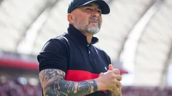 Jorge Sampaoli registra dos partidos como entrenador contra un equipo argentino.