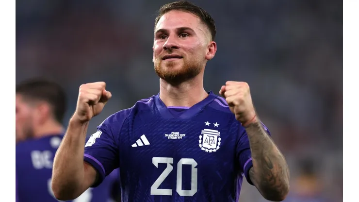 Alexis Mac Allister en Qatar 2022 con la Selección Argentina