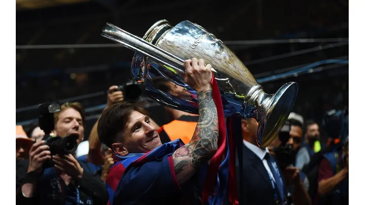 Lionel Messi, con más Champions League que el PSG.