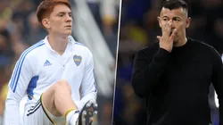 La charla mano a mano que tuvieron Almirón y Barco en el entretiempo: "Colo tenía razón"