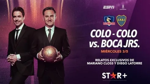 Mariano Closs y Diego Latorre estarán al frente del duelo de Colo Colo vs. Boca.