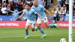 Guardiola elogió a Julián Álvarez y reveló que lo piensa en una dupla con Haaland: "Tiene algo especial"