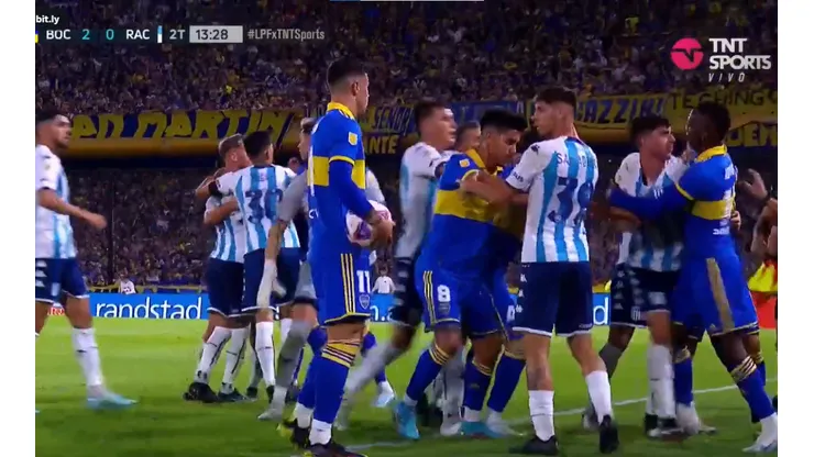 VIDEO | ¡Partido caliente en La Bombonera! Payero y Nardoni fueron expulsados tras una pelea