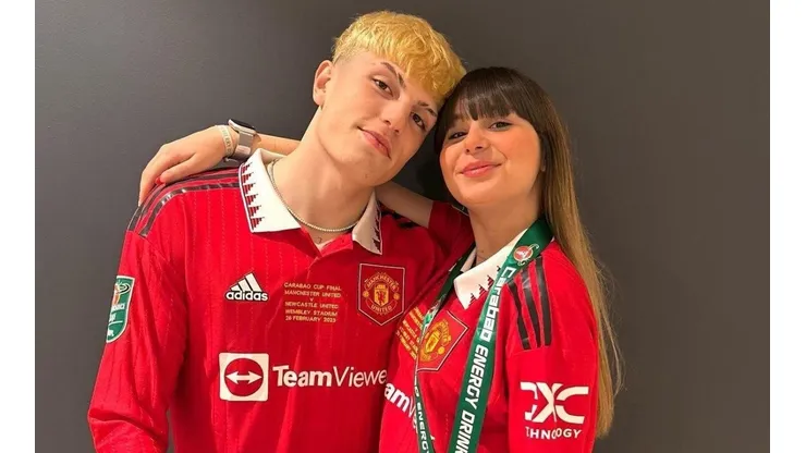 Alejandro Garnacho y Eva García serán papás por primera vez.