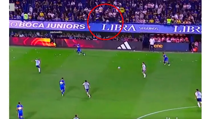VIDEO | Insólito: feroz pelea en la platea de Boca a los 30 segundos de partido