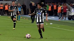 Luis Miguel Rodríguez durante un partido de Central Córdoba.