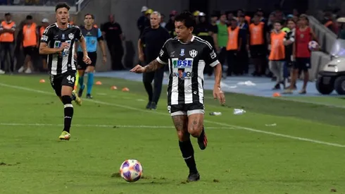 Luis Miguel Rodríguez durante un partido de Central Córdoba.